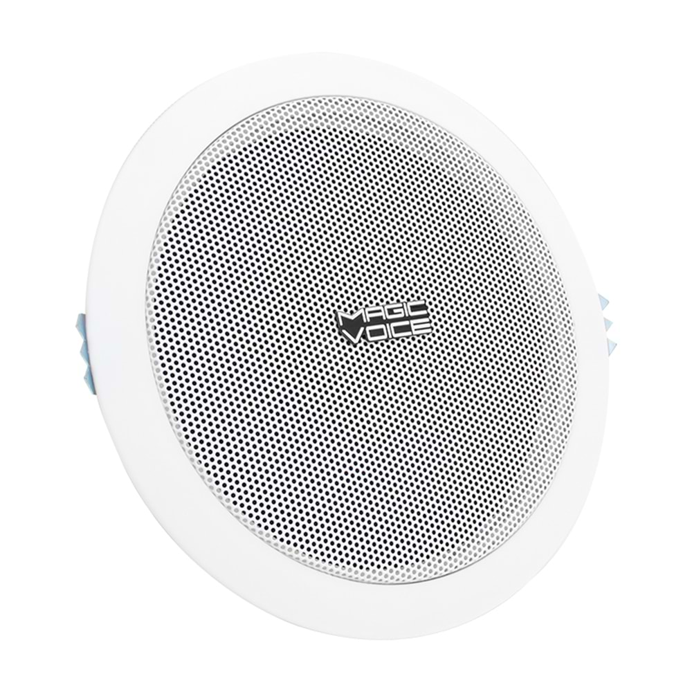 MAGICVOICE MV-6724 5'' 13 CM 8 OHM 6 W BEYAZ ALÇIPAN HOPARLÖR TRAFOSUZ