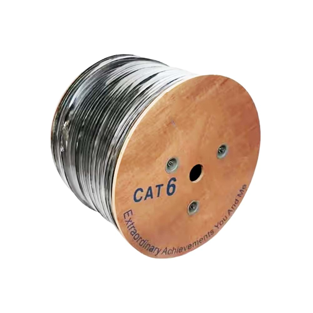 HİİTACHİ CAT6 UTP 23 AWG 305 MT OUTDOOR SİYAH