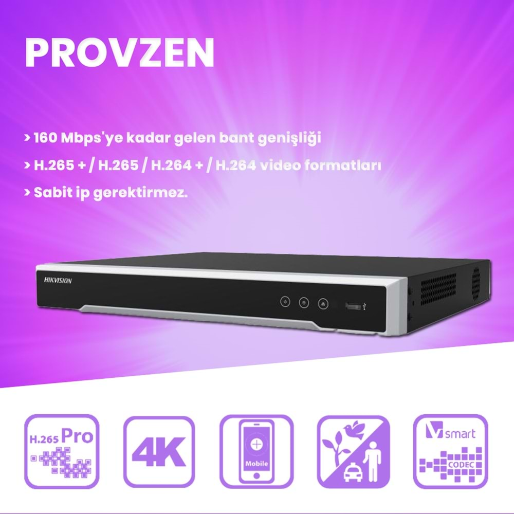 PROVZEN HIKVISION 10 KAMERALI İP KAMERA SETİ 1080P MİKROFONLU