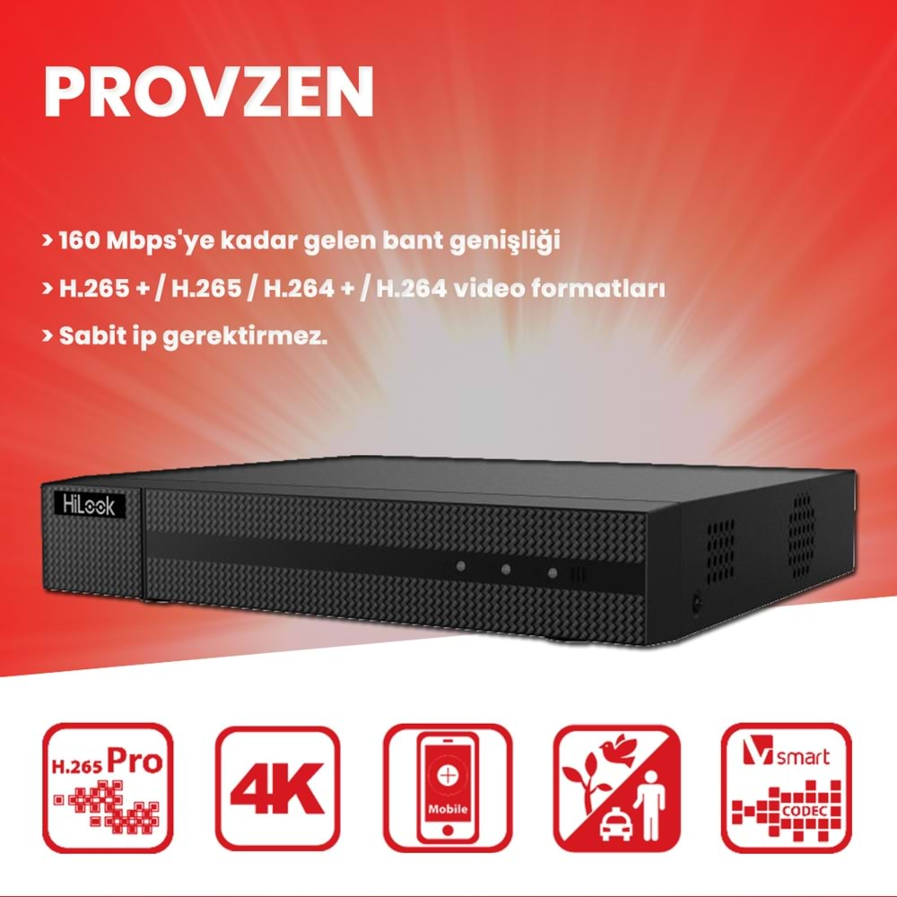 PROVZEN HİLOOK İP KAMERA SETİ 1080P FULLHD 9 GÜVENLİK KAMERASI