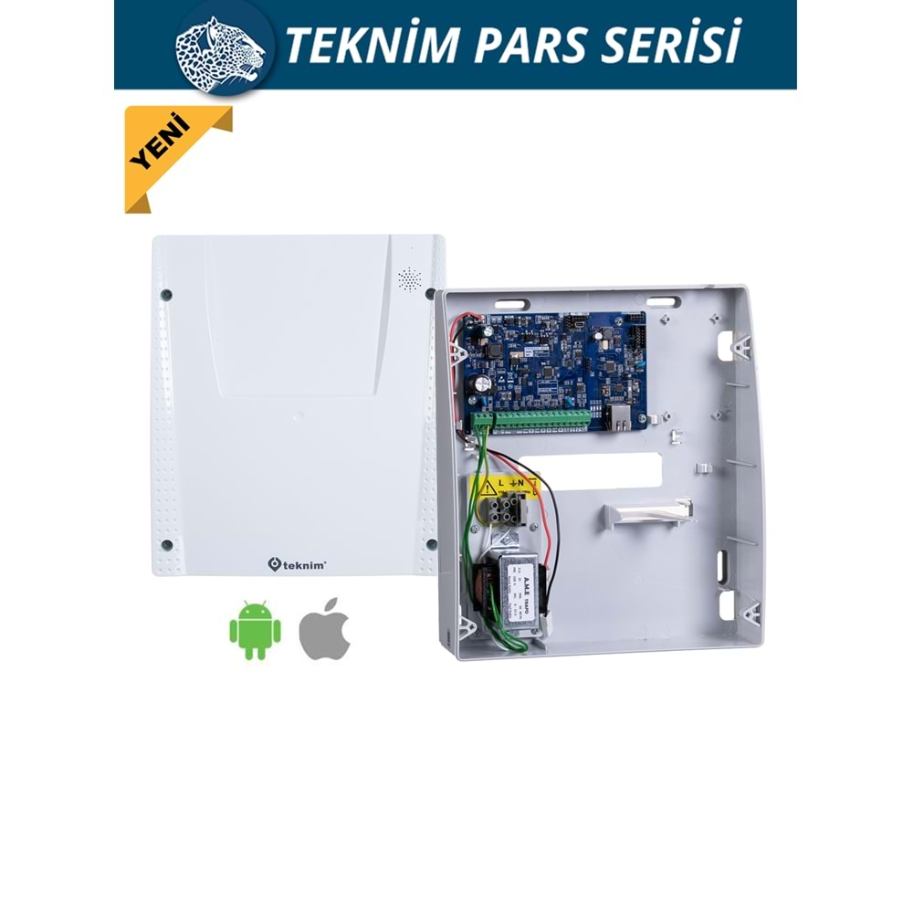 TSP-5334 ETHERNET/NETWORK LÜ 4+4 ZONLU ALARM PANELİ, KEYPAD HARİÇ