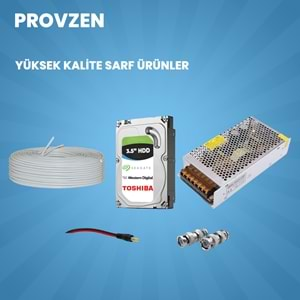 PROVZEN DAHUA 5 KAMERALI FULLCOLOR SES KAYITLI GÜVENLİK KAMERASI