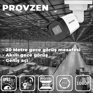 PROVZEN HİKVİSİON RV 1 KAMERA GÜVENLİK KAMERASI 500 GB HDD