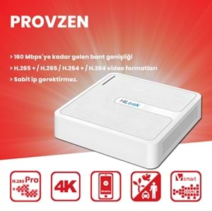 PROVZEN HİLOOK İP KAMERA SETİ 1080P FULLHD 4 GÜVENLİK KAMERASI