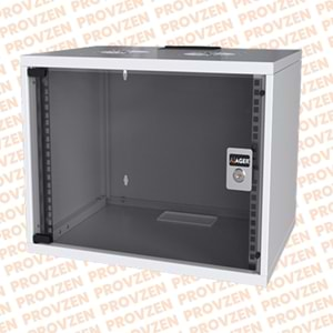 PROVZEN 9U SOHO Beyaz Duvar Tipi Demonte Kabinet 510x400mm