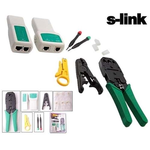 S-LİNK SL-825W Pense Kablo Tester Ve Sıyırıcı