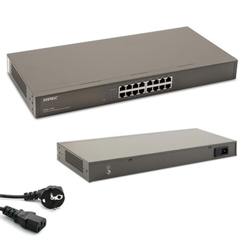 EVEREST ESW-116P 16 Port 10/100Mbps Switch Hub-