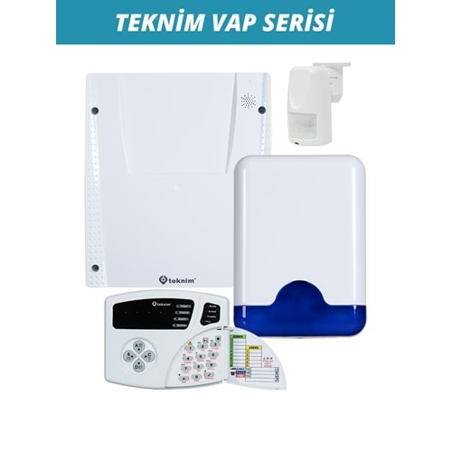 TEKNİM SET VAP-404PT PSTN Lİ ALARM SETİ (AKÜ HARİÇ)